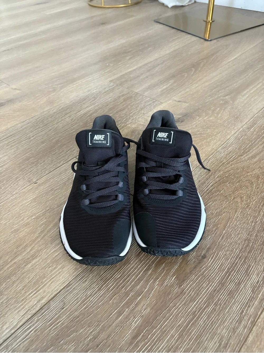 Nike Black and White Men's Training Sneakers